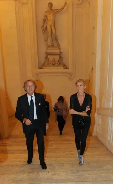 Luca Cordero di Montezemolo con la moglie Ludovica 