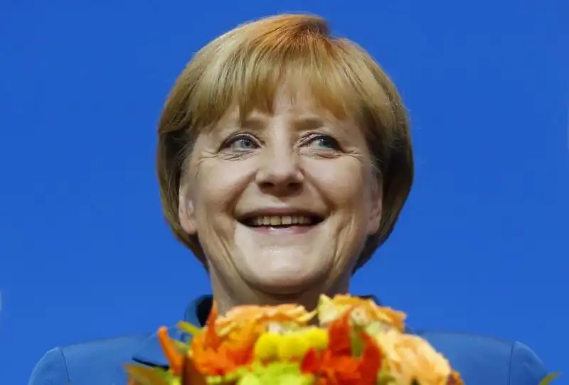 merkel festeggia 