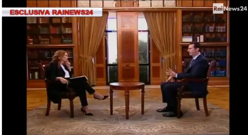 monica maggioni intervista bashar al assad 