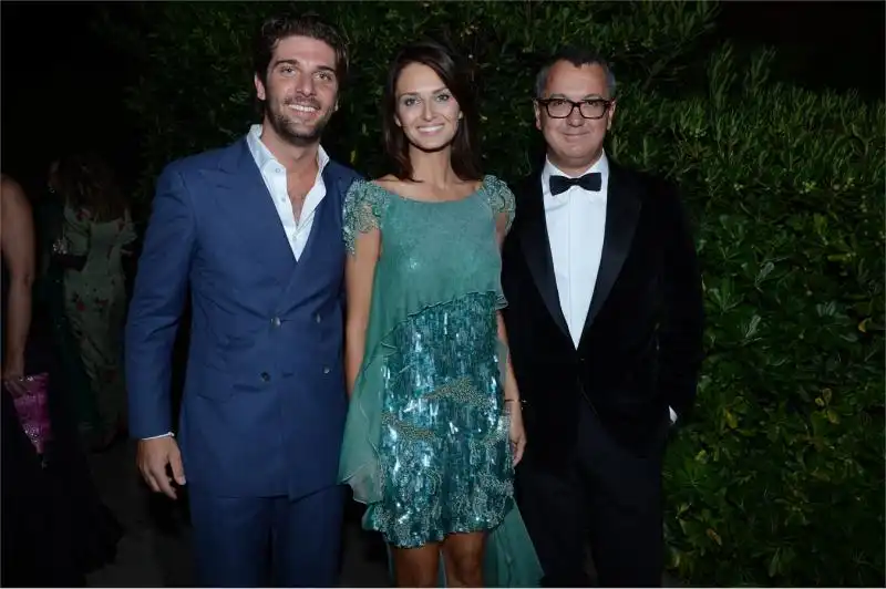 Paolo Barletta Anna Safroncik e Luca Dini PARTY VANITY FAIR 