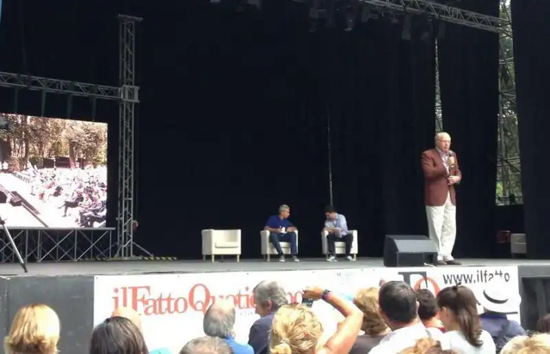 PAOLO SCARONI ALLA FESTA DEL FATTO QUOTIDIANO A MARINA DI PIETRASANTA