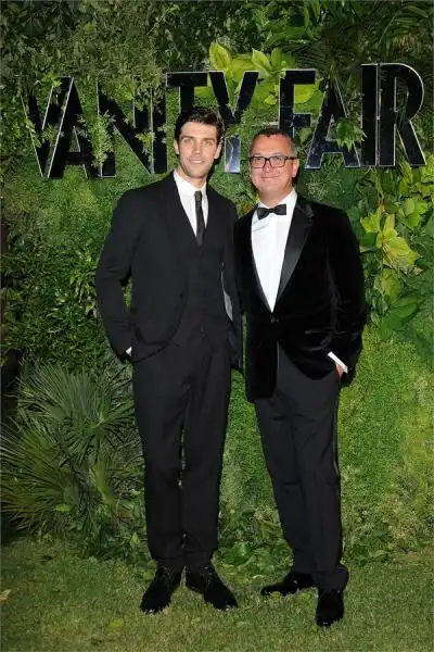 PARTY VANITY FAIR A VENEZIA LUCA DINI E ROBERTO BOLLE 