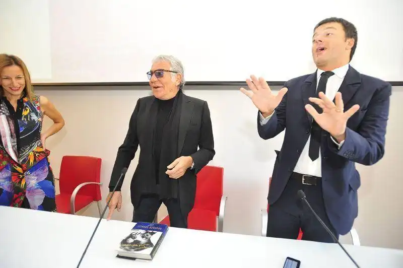 RENZI PRESENTA IL LIBRO DI CAVALLI FOTO REPUBBLICA 