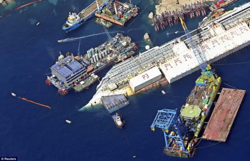 IL RIBALTAMENTO DELLA COSTA CONCORDIA 