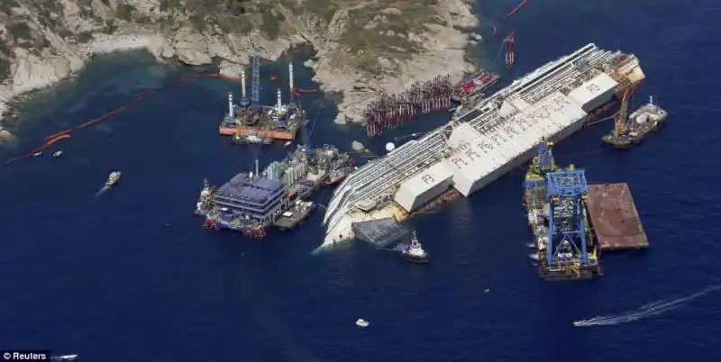 IL RIBALTAMENTO DELLA COSTA CONCORDIA 