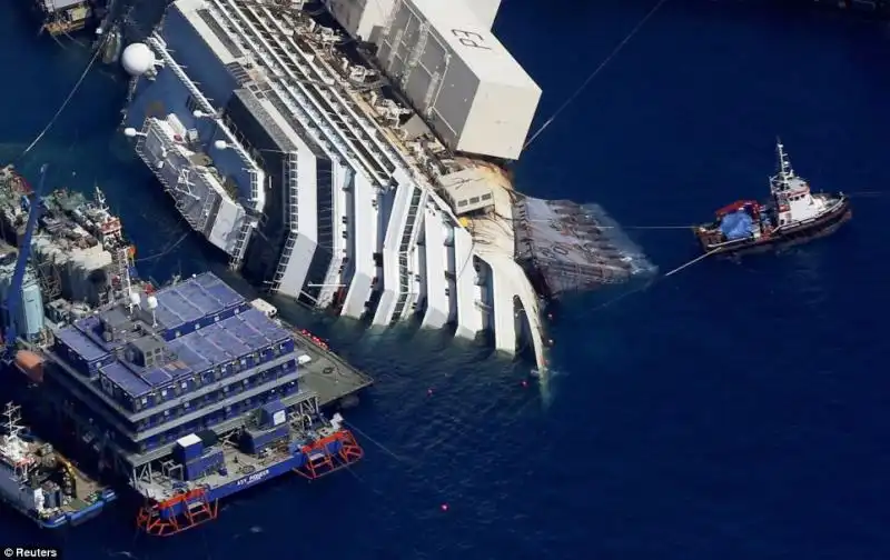 IL RIBALTAMENTO DELLA COSTA CONCORDIA 