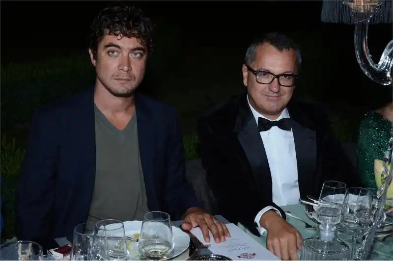 Riccardo Scamarcio e Luca Dini PARTY VANITY FAIR 