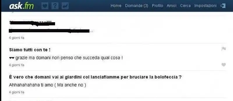 RISSA TRA BOLOGNA FECCIA E BOLOGNA BENE LE CONVERSAZIONI SU ASK COM 