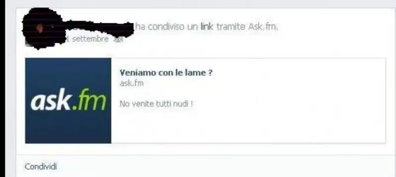 RISSA TRA BOLOGNA FECCIA E BOLOGNA BENE LE CONVERSAZIONI SU ASK COM 