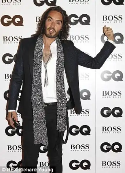 RUSSELL BRAND AL PARTY GQ 