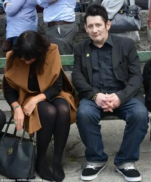 shane macgowan e la giornalista victoria mary clarke 