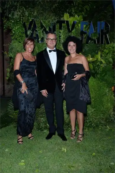 Teresa Perotta Luca Dini e Sabrina Ziino PARTY VANITY FAIR 