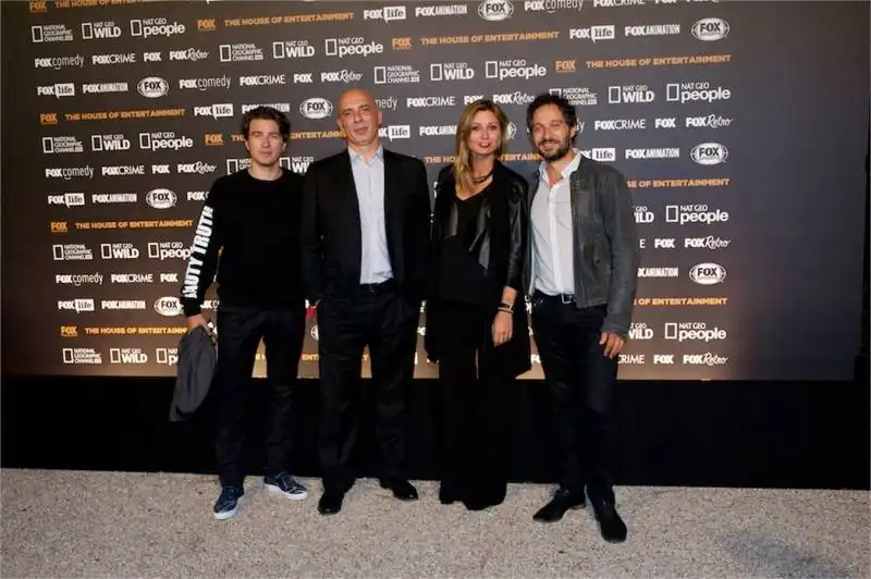 alessandro roja, fabrizio salini, anna ferzetti e claudio santamaria