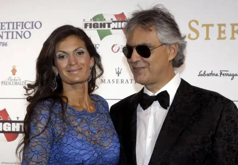 andrea bocelli e moglie