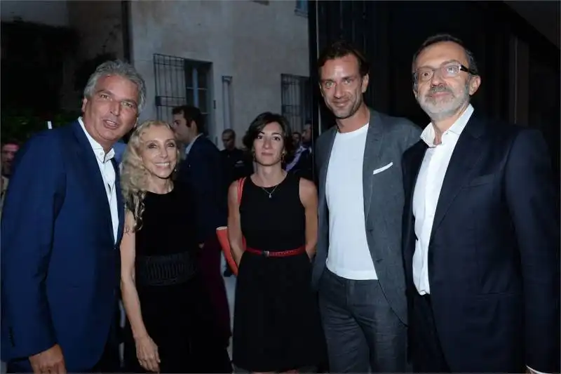 andrea schmeidler di vente privee, franca sozzani, cristina tajani, guglielmo miani, massimo borio