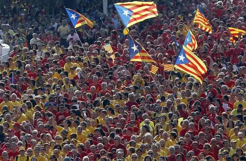 barcellona manifestazione indipendenza 3