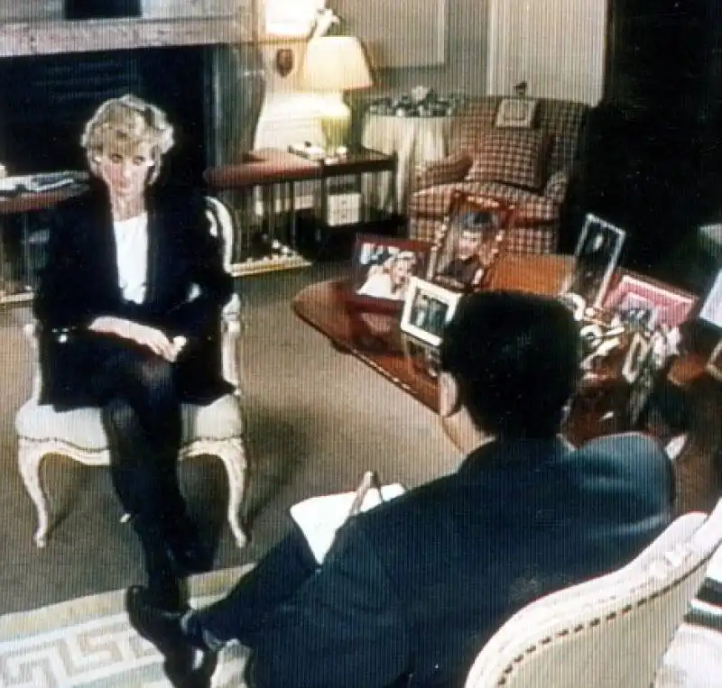 diana insieme a martin bashir