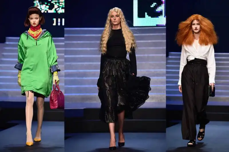 gaultier grace coddington, suzy menkes e franca sozzani