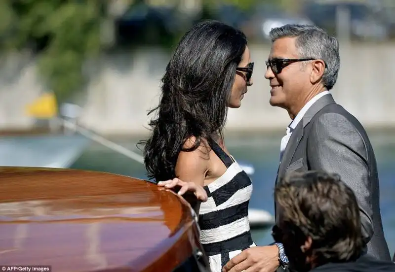 george clooney e amal alamuddin   vigilia delle nozze a venezia 11