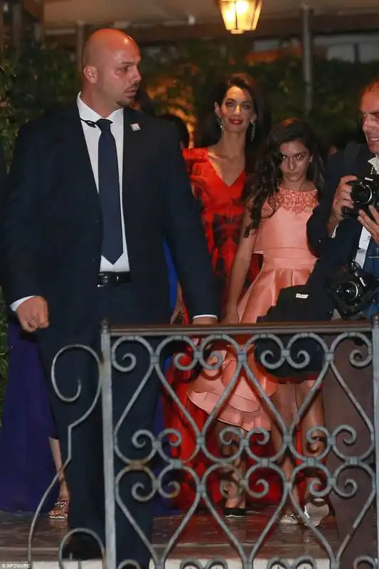 george clooney e amal alamuddin   vigilia delle nozze a venezia 56