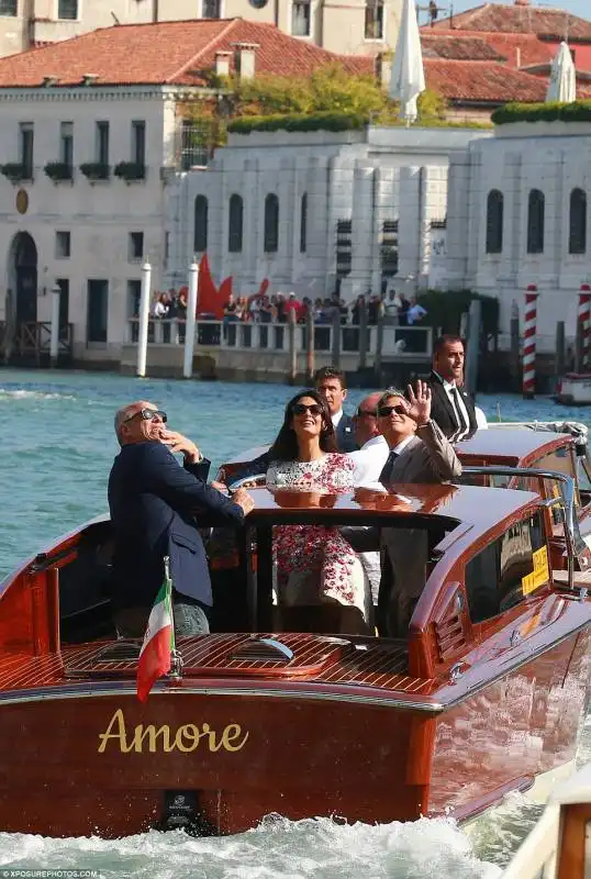 george clooney e amal   il giorno dopo 11