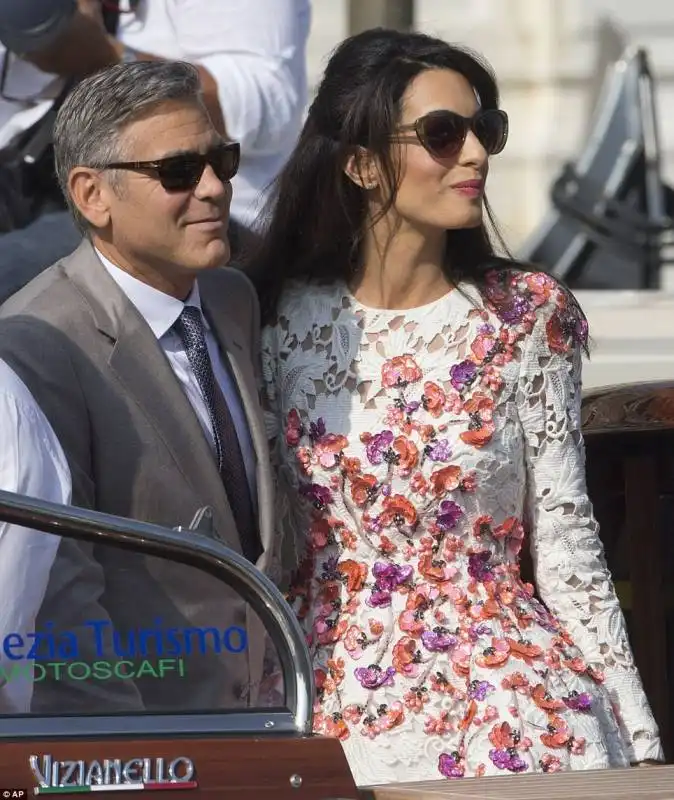 george clooney e amal   il giorno dopo 17