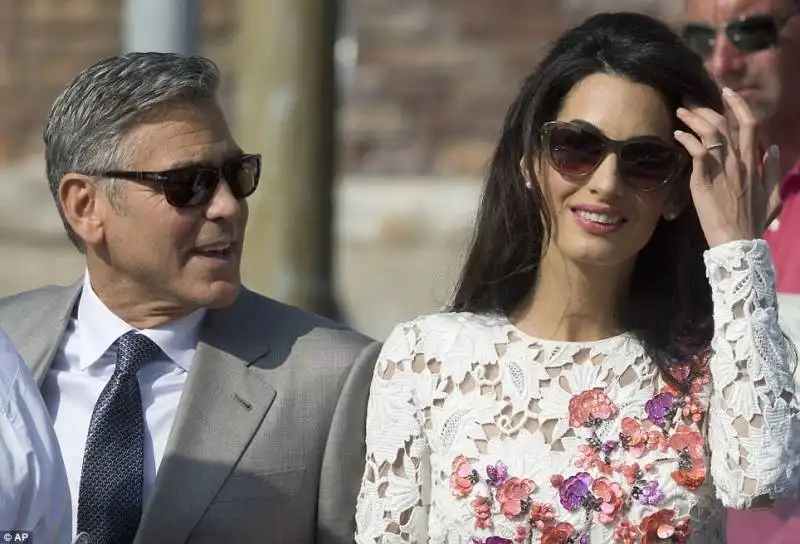 george clooney e amal   il giorno dopo 5