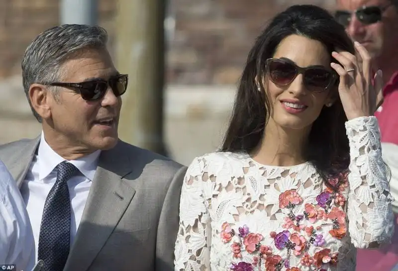 george clooney e amal   il giorno dopo 6