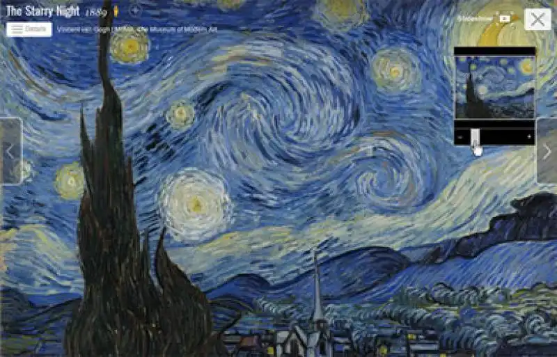 google cultural institute van gogh