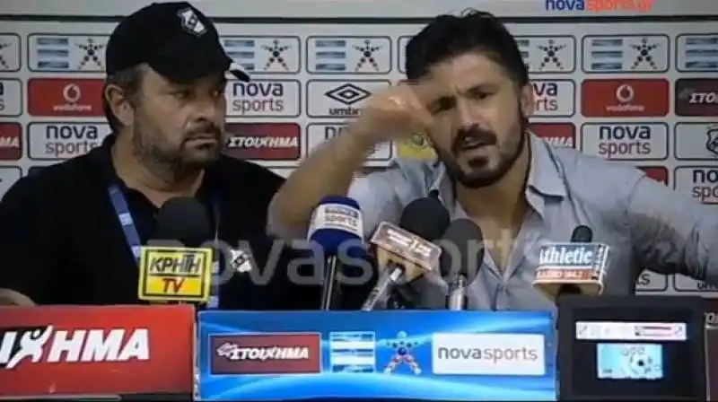 LA CONFERENZA STAMPA DI GATTUSO ALL'OFI CRETA