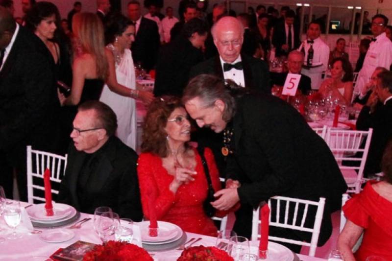 larry king sophia loren miguel bose