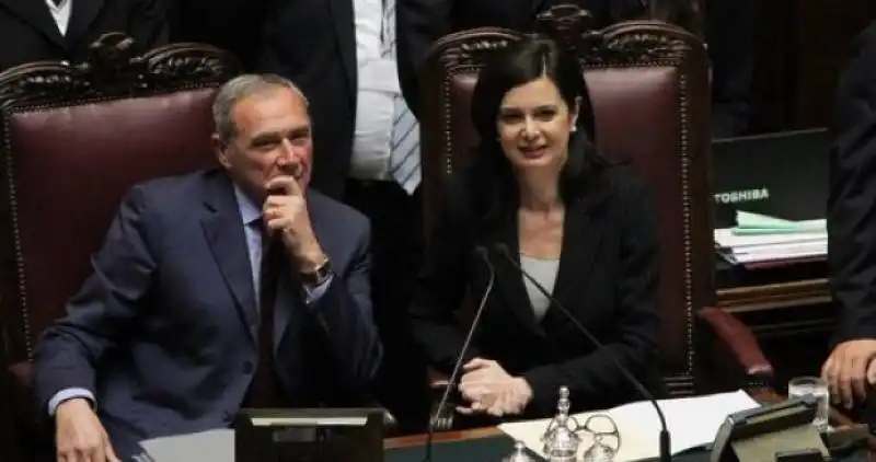 LAURA BOLDRINI PIERO GRASSO
