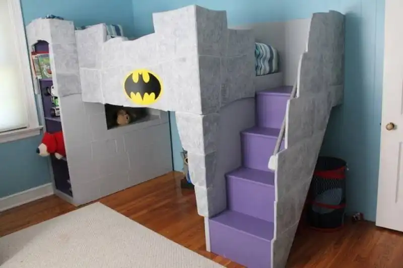 letto a castello  batman