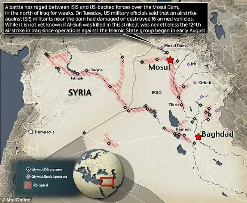 mappa siria