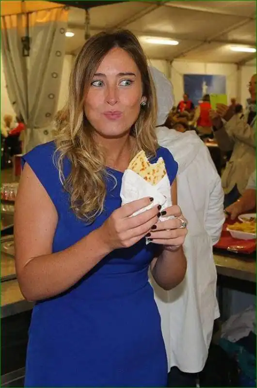 Maria elena boschi piadina