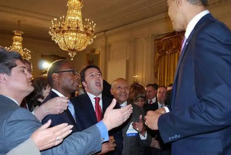 matteo renzi con obama