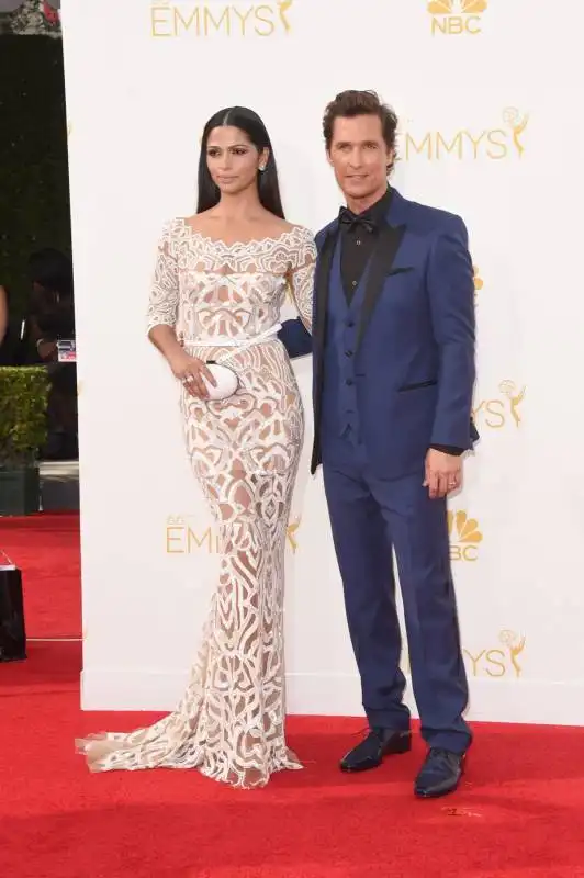 matthew mcconaughey e la moglie camila alves