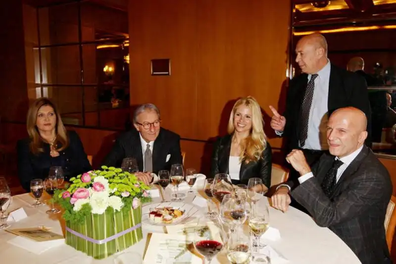 Michelle Hunziker, Paolo Mieli, Maria Luisa Trussardi, Vittorio Feltri, Augusto Minzolini 