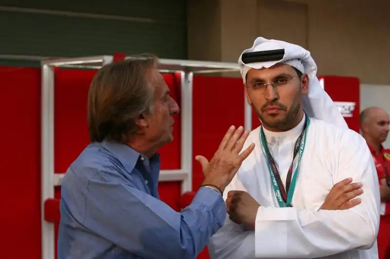 montezemolo ad abu dhabi con Khaldoo Al Mubarak