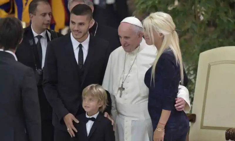 papa francesco wanda nara icardi