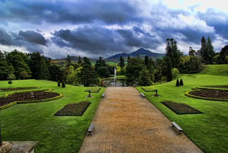 powerscourt gardens, enniskerry, county wicklow, ireland