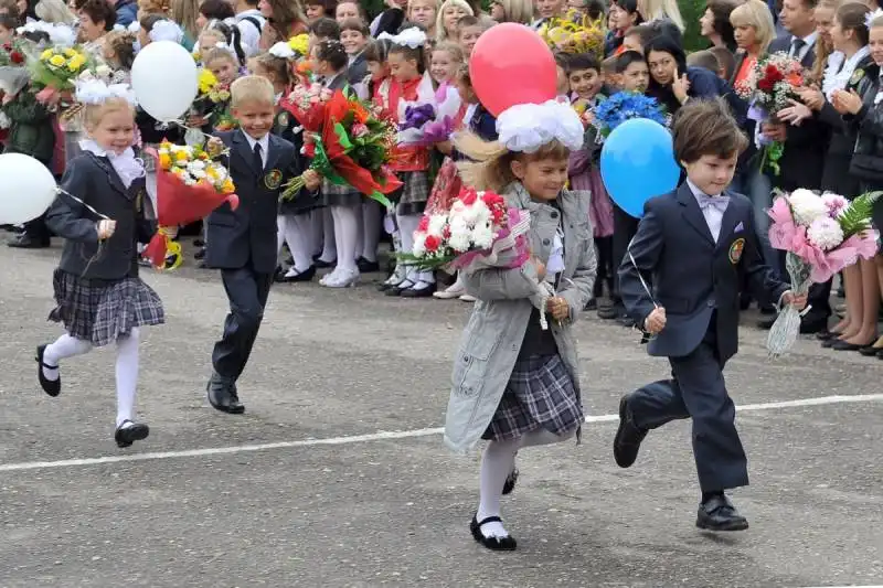 primo giorno di scuola russia