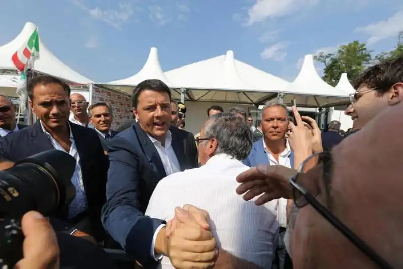 RENZI ALLA FESTA DEL PD A BOLOGNA 