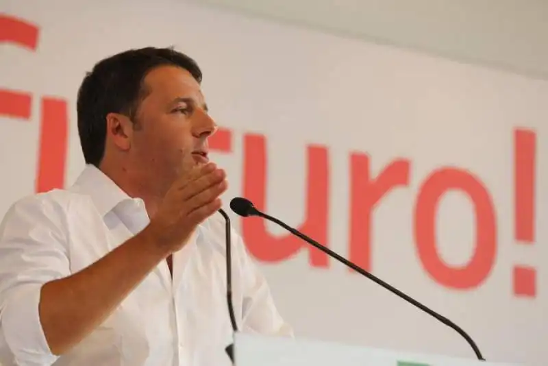 RENZI ALLA FESTA DEL PD A BOLOGNA 