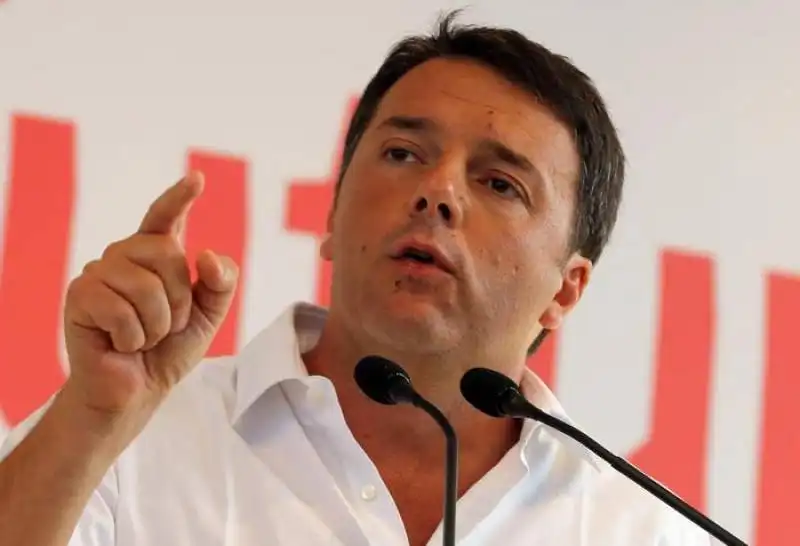 RENZI ALLA FESTA DEL PD A BOLOGNA 