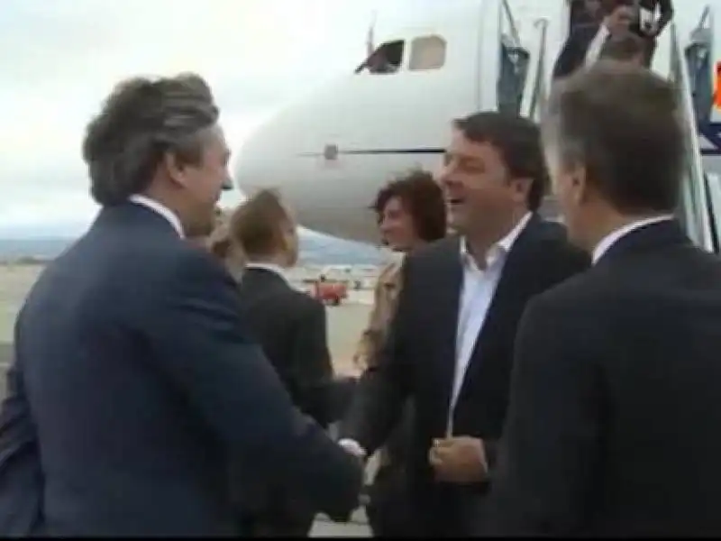 renzi arriva a san francisco 