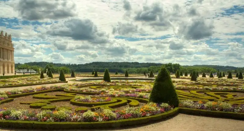 the gardens at versailles, versailles, france