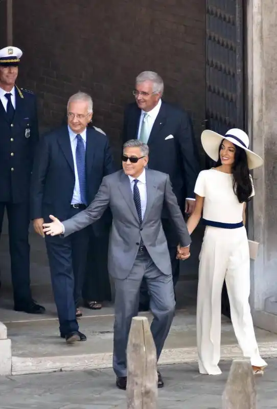 walter veltroni clooney e amal alamuddin al matrimonio