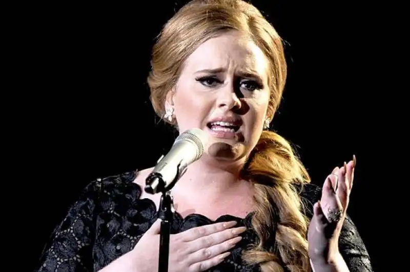 adele sul palco