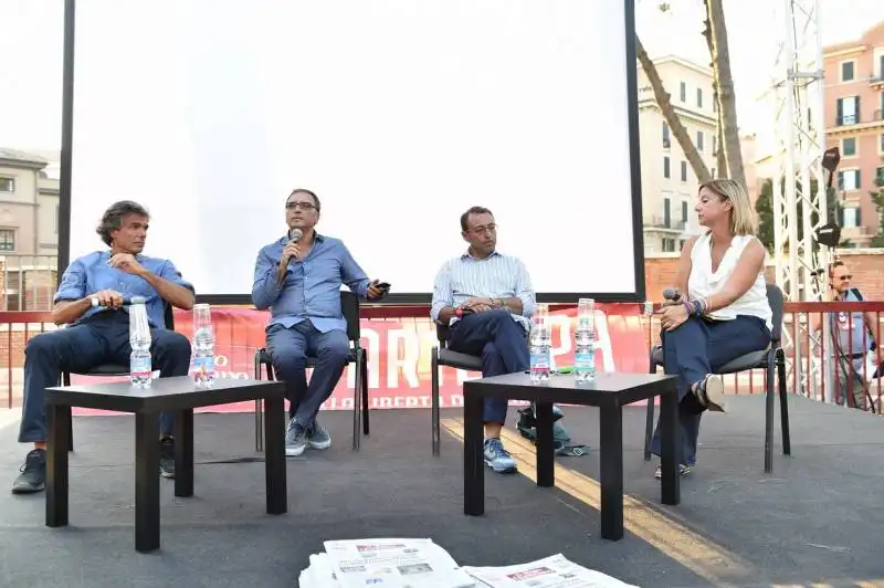 alfio marchini antonello caporale  stefano esposito e roberta lombardi